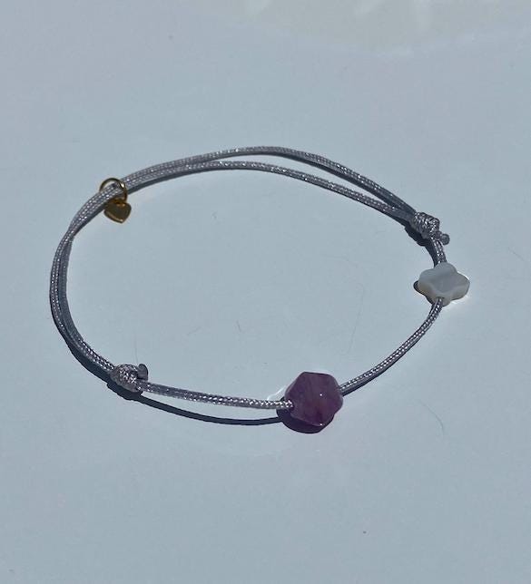 Bracelet Poissons — Améthyste