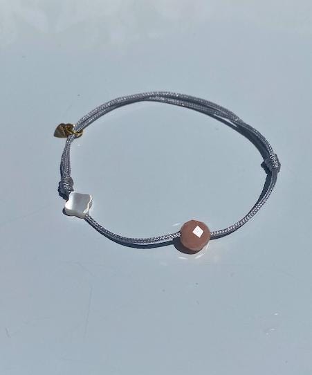Bracelet Balance — Opale rose