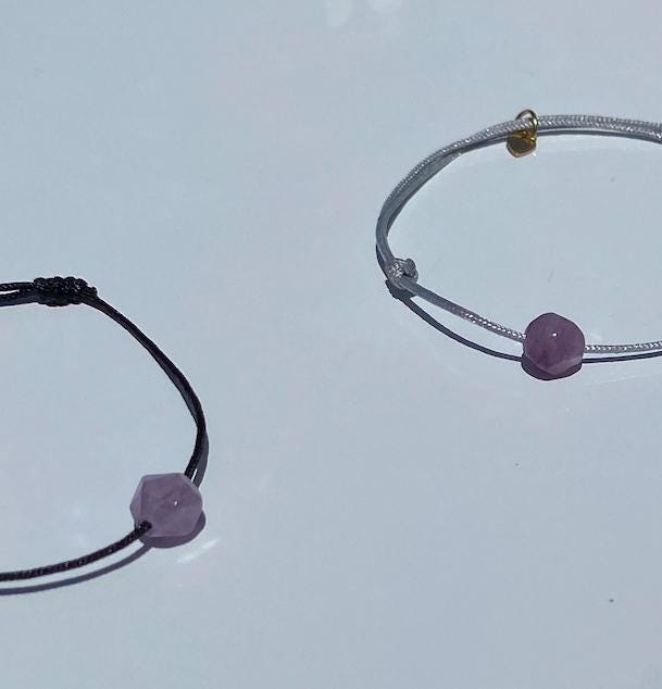 Bracelet Poissons — Améthyste
