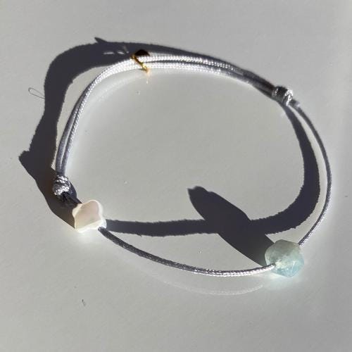 Bracelet Verseau — Aigue-marine