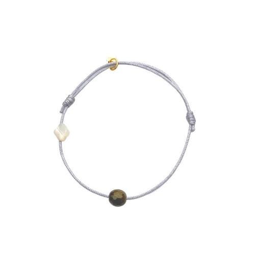 Bracelet Scorpion — Obsidienne