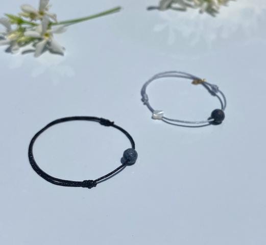 Bracelet Vierge — Dumortiérite