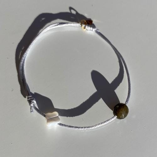 Bracelet Scorpion — Obsidienne